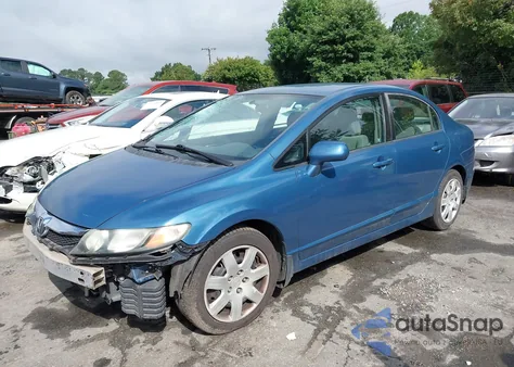 2010 Honda Civic Lx from USA, damaged, VIN 2HGFA1F55AH563754